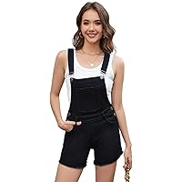 Amazon.com: Wax Women's Juniors Cute Denim Overall Shorts